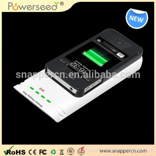 Powerseed Qi Wireless Phone Charger 8000mAh Fast Charging Power Bank with Torch